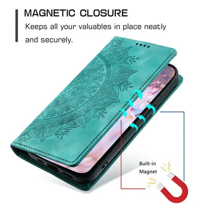 For Xiaomi Redmi Note 13 Pro 4G / Poco M6 Pro 4G Magnetic Case Leather Flip Stand Phone Cover