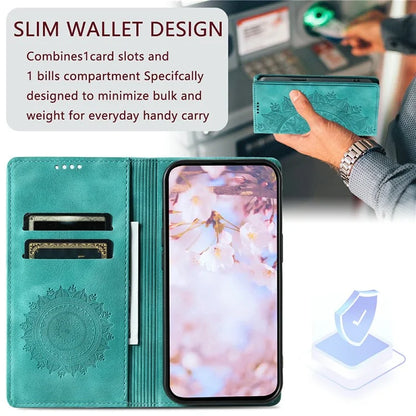 For Xiaomi Redmi Note 13 Pro 4G / Poco M6 Pro 4G Magnetic Case Leather Flip Stand Phone Cover