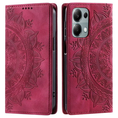 For Xiaomi Redmi Note 13 Pro 4G / Poco M6 Pro 4G Magnetic Case Leather Flip Stand Phone Cover
