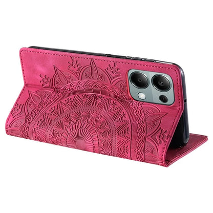 For Xiaomi Redmi Note 13 Pro 4G / Poco M6 Pro 4G Magnetic Case Leather Flip Stand Phone Cover