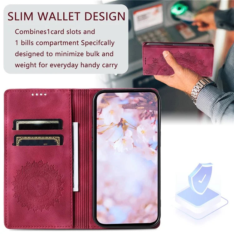 For Xiaomi Redmi Note 13 Pro 4G / Poco M6 Pro 4G Magnetic Case Leather Flip Stand Phone Cover