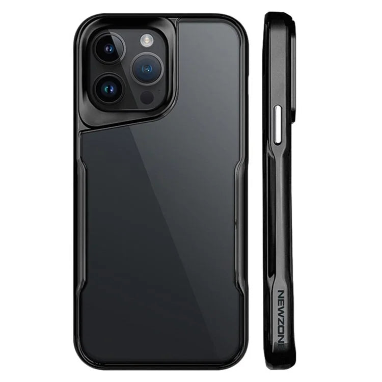 NEWZONE For iPhone 14 Pro Case Clear Slim-Fit TPU+Acrylic Protective Shell