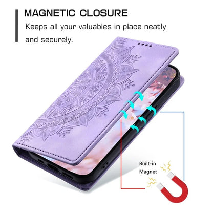 For Xiaomi Redmi Note 13 Pro 5G / Poco X6 5G Case Magnetic Closing Leather Wallet Cover