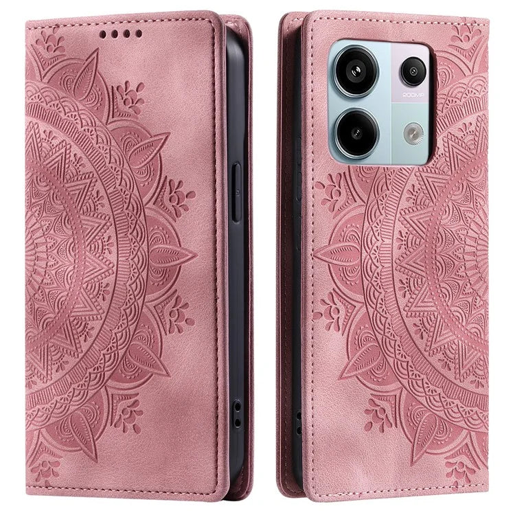 For Xiaomi Redmi Note 13 Pro 5G / Poco X6 5G Case Magnetic Closing Leather Wallet Cover