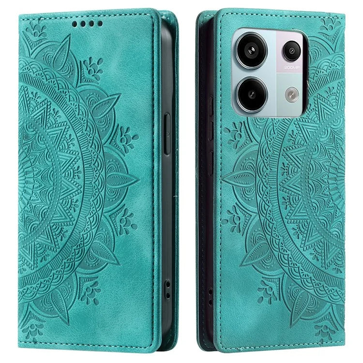 For Xiaomi Redmi Note 13 Pro 5G / Poco X6 5G Case Magnetic Closing Leather Wallet Cover