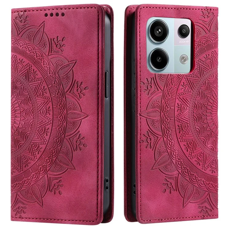For Xiaomi Redmi Note 13 Pro 5G / Poco X6 5G Case Magnetic Closing Leather Wallet Cover