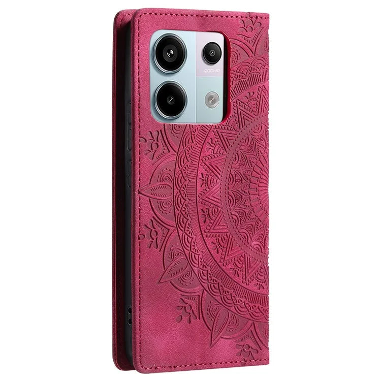 For Xiaomi Redmi Note 13 Pro 5G / Poco X6 5G Case Magnetic Closing Leather Wallet Cover