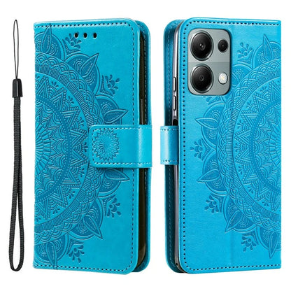 For Xiaomi Redmi Note 13 Pro 4G / Poco M6 Pro 4G Case Wallet Leather Cover Mandala Flower