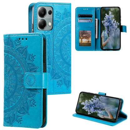 For Xiaomi Redmi Note 13 Pro 4G / Poco M6 Pro 4G Case Wallet Leather Cover Mandala Flower