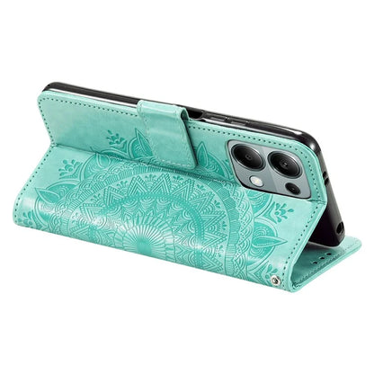 For Xiaomi Redmi Note 13 Pro 4G / Poco M6 Pro 4G Case Wallet Leather Cover Mandala Flower