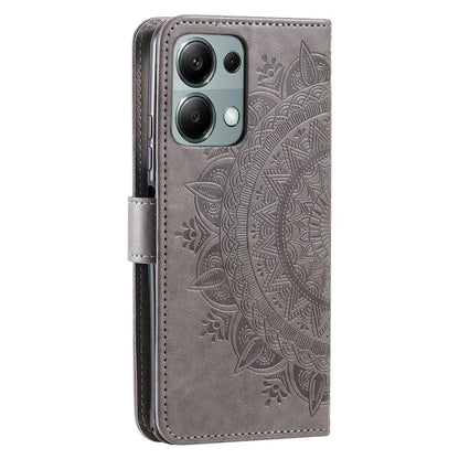For Xiaomi Redmi Note 13 Pro 4G / Poco M6 Pro 4G Case Wallet Leather Cover Mandala Flower