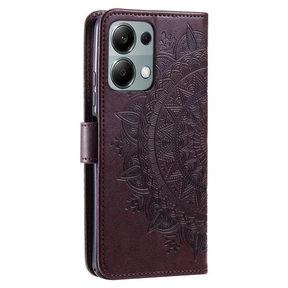 For Xiaomi Redmi Note 13 Pro 4G / Poco M6 Pro 4G Case Wallet Leather Cover Mandala Flower