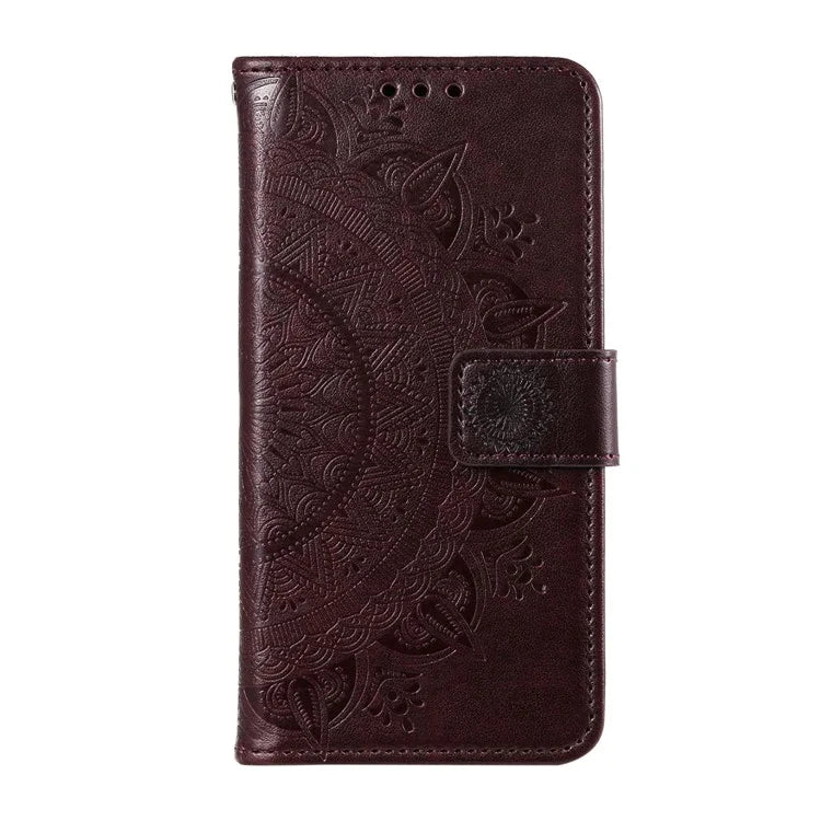 For Xiaomi Redmi Note 13 Pro 4G / Poco M6 Pro 4G Case Wallet Leather Cover Mandala Flower