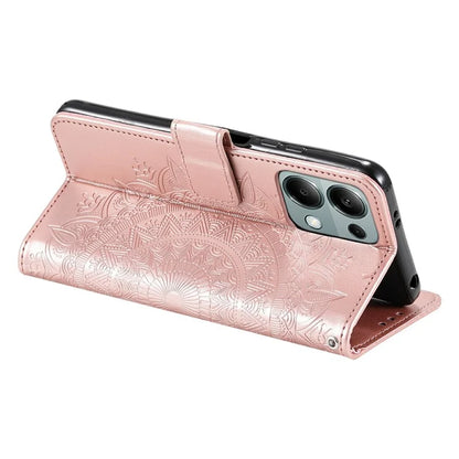 For Xiaomi Redmi Note 13 Pro 4G / Poco M6 Pro 4G Case Wallet Leather Cover Mandala Flower