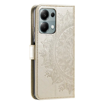 For Xiaomi Redmi Note 13 Pro 4G / Poco M6 Pro 4G Case Wallet Leather Cover Mandala Flower
