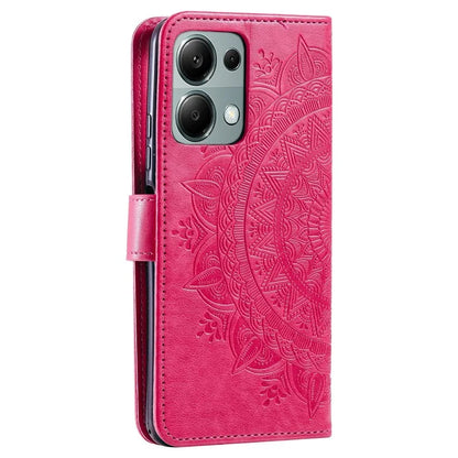 For Xiaomi Redmi Note 13 Pro 4G / Poco M6 Pro 4G Case Wallet Leather Cover Mandala Flower
