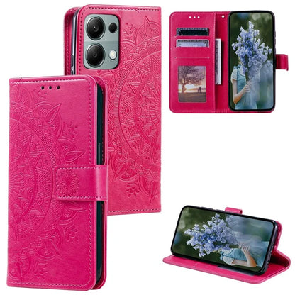For Xiaomi Redmi Note 13 Pro 4G / Poco M6 Pro 4G Case Wallet Leather Cover Mandala Flower