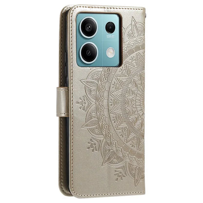 For Xiaomi Redmi Note 13 5G Leather Case Mandala Flower Cover Magnetic Clasp