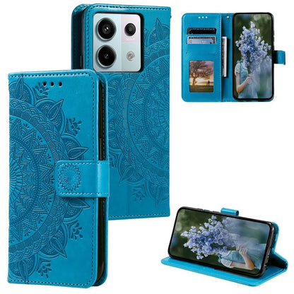 For Xiaomi Redmi Note 13 Pro 5G / Poco X6 5G Case Mandala Flower Leather Wallet Cover