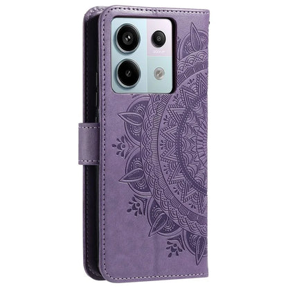 For Xiaomi Redmi Note 13 Pro 5G / Poco X6 5G Case Mandala Flower Leather Wallet Cover
