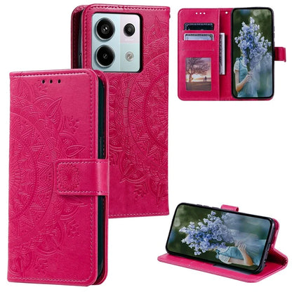 For Xiaomi Redmi Note 13 Pro 5G / Poco X6 5G Case Mandala Flower Leather Wallet Cover