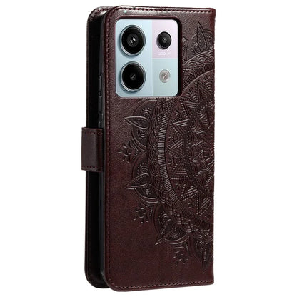 For Xiaomi Redmi Note 13 Pro 5G / Poco X6 5G Case Mandala Flower Leather Wallet Cover
