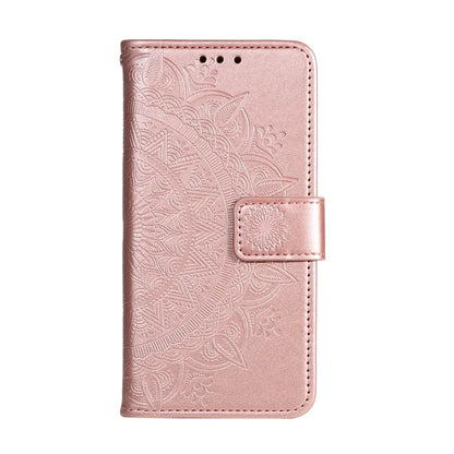 For Xiaomi Redmi Note 13 Pro 5G / Poco X6 5G Case Mandala Flower Leather Wallet Cover Gold