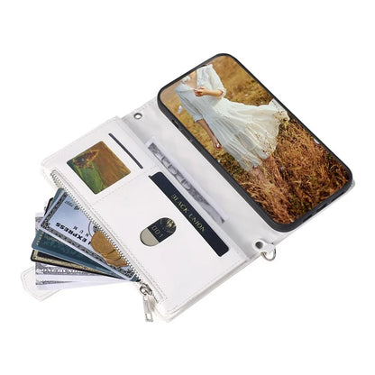 For Google Pixel 9 Pro Cell Phone Case Wallet Stand Cover with Rhombus Texture
