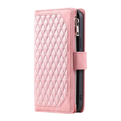 For Xiaomi Redmi Note 13 Pro 4G / Poco M6 Pro 4G Case Zipper Pocket Leather Phone Cover with Wrist Strap