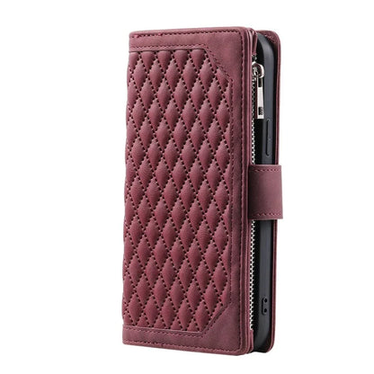 For Xiaomi Redmi Note 13 Pro 4G / Poco M6 Pro 4G Case Zipper Pocket Leather Phone Cover with Wrist Strap