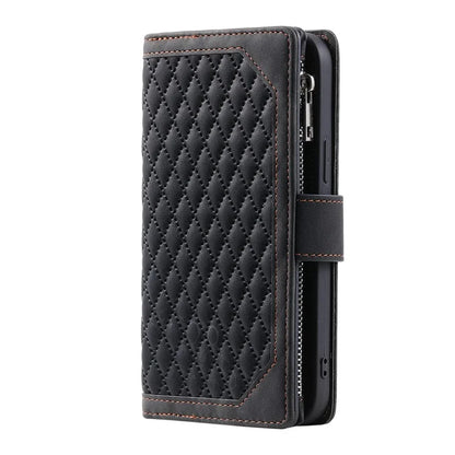 For Xiaomi Redmi Note 13 Pro 4G / Poco M6 Pro 4G Case Zipper Pocket Leather Phone Cover with Wrist Strap