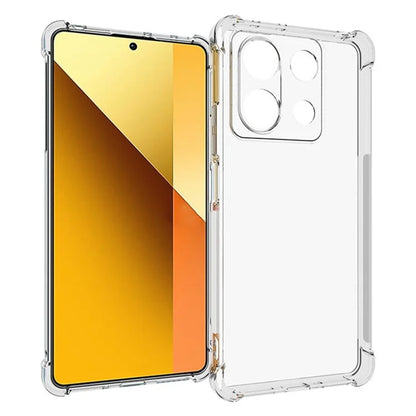 Anti-Slip Phone Shell for Xiaomi Redmi Note 13 5G Case HD Transparent TPU Phone Cover