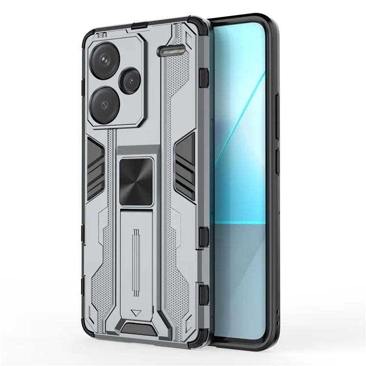 For Xiaomi Redmi Note 13 Pro+ 5G Case PC + TPU Dual Layer Kickstand Phone Cover