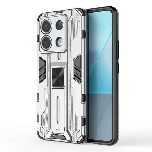 For Xiaomi Redmi Note 13 Pro 5G / Poco X6 5G Kickstand Case Anti-drop Phone Cover