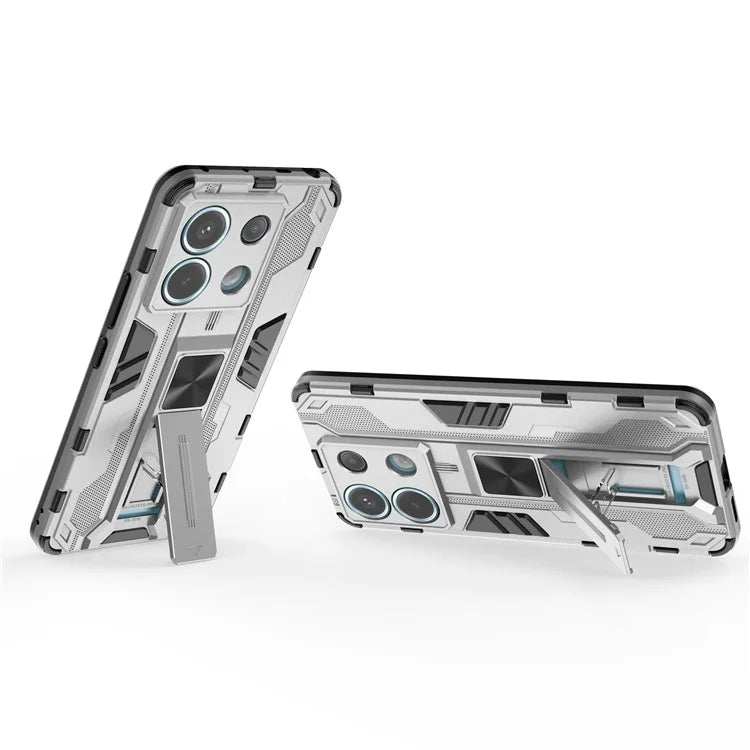 For Xiaomi Redmi Note 13 Pro 5G / Poco X6 5G Kickstand Case Anti-drop Phone Cover