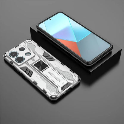 For Xiaomi Redmi Note 13 Pro 5G / Poco X6 5G Kickstand Case Anti-drop Phone Cover