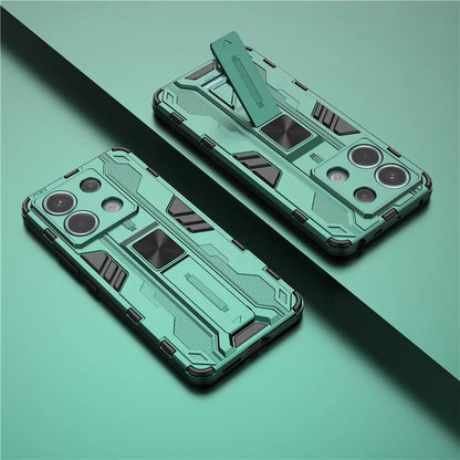 For Xiaomi Redmi Note 13 Pro 5G / Poco X6 5G Kickstand Case Anti-drop Phone Cover