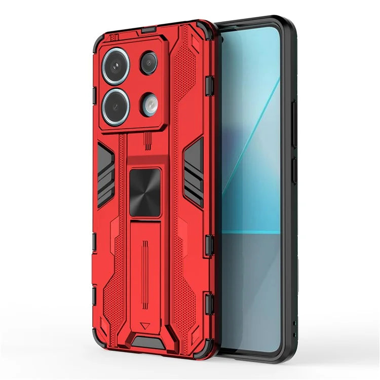 For Xiaomi Redmi Note 13 Pro 5G / Poco X6 5G Kickstand Case Anti-drop Phone Cover