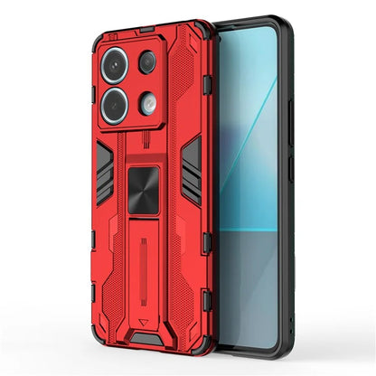 For Xiaomi Redmi Note 13 Pro 5G / Poco X6 5G Kickstand Case Anti-drop Phone Cover