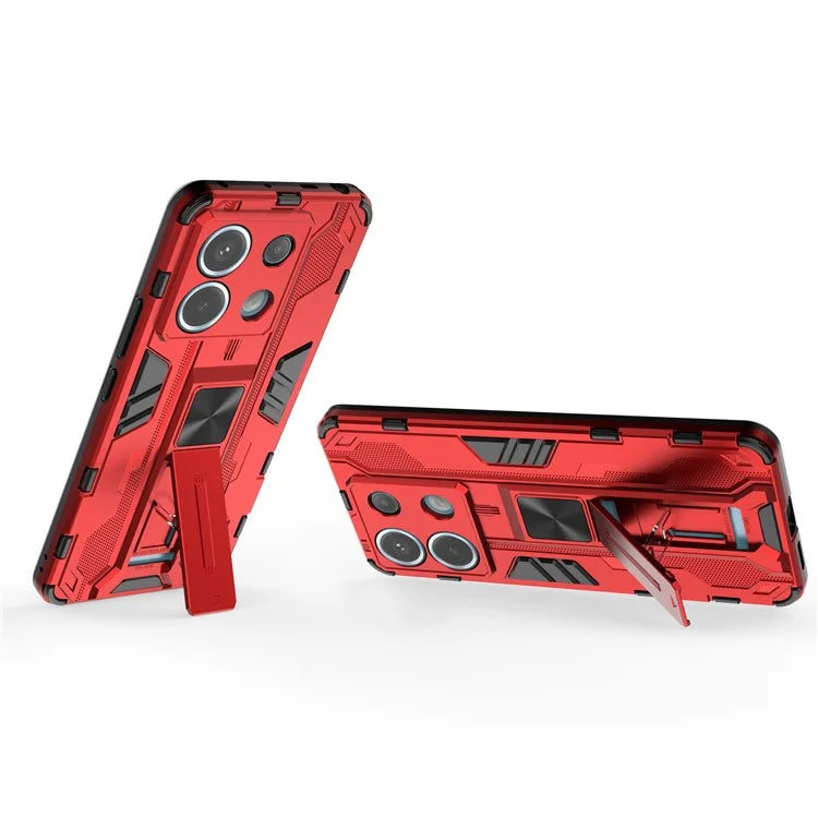 For Xiaomi Redmi Note 13 Pro 5G / Poco X6 5G Kickstand Case Anti-drop Phone Cover