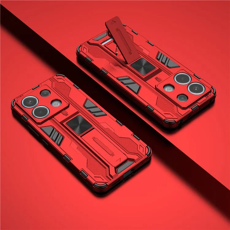 For Xiaomi Redmi Note 13 Pro 5G / Poco X6 5G Kickstand Case Anti-drop Phone Cover