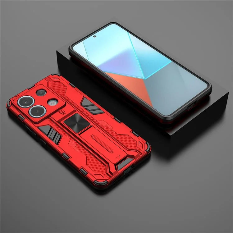 For Xiaomi Redmi Note 13 Pro 5G / Poco X6 5G Kickstand Case Anti-drop Phone Cover