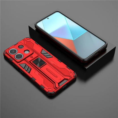 For Xiaomi Redmi Note 13 Pro 5G / Poco X6 5G Kickstand Case Anti-drop Phone Cover