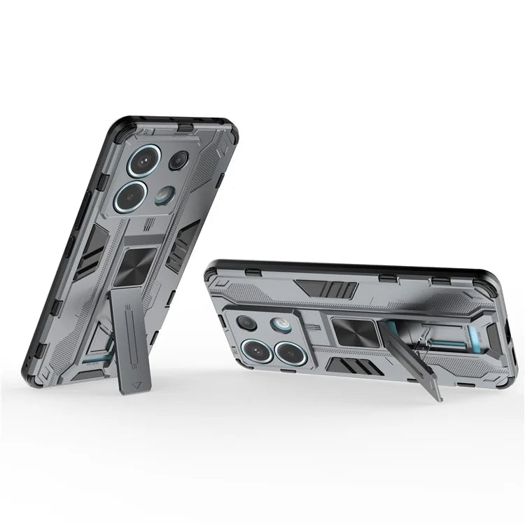 For Xiaomi Redmi Note 13 Pro 5G / Poco X6 5G Kickstand Case Anti-drop Phone Cover