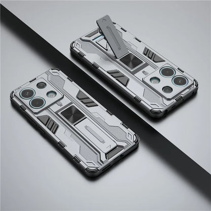 For Xiaomi Redmi Note 13 Pro 5G / Poco X6 5G Kickstand Case Anti-drop Phone Cover