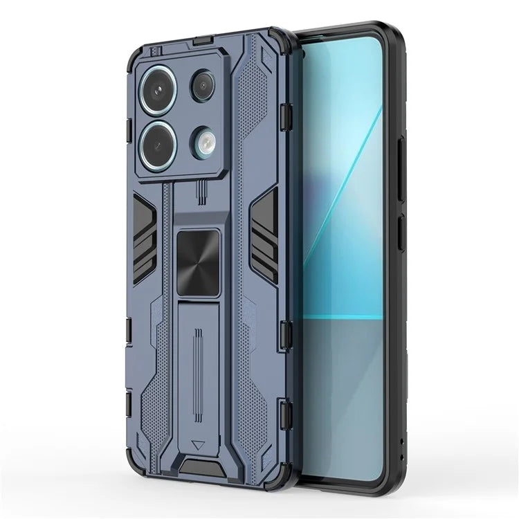 For Xiaomi Redmi Note 13 Pro 5G / Poco X6 5G Kickstand Case Anti-drop Phone Cover