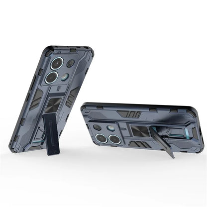 For Xiaomi Redmi Note 13 Pro 5G / Poco X6 5G Kickstand Case Anti-drop Phone Cover