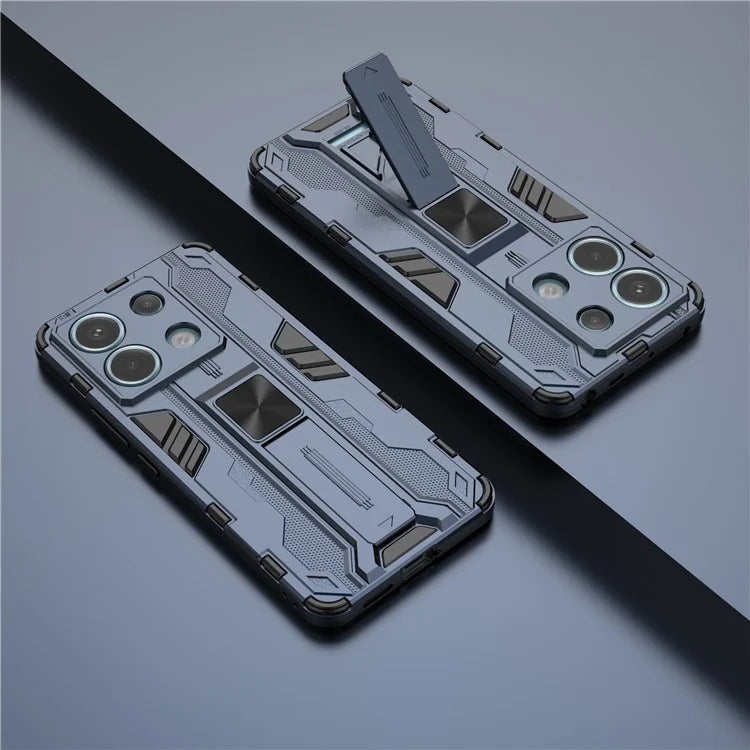 For Xiaomi Redmi Note 13 Pro 5G / Poco X6 5G Kickstand Case Anti-drop Phone Cover