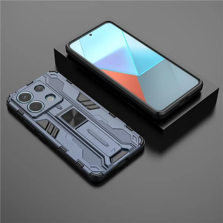 For Xiaomi Redmi Note 13 Pro 5G / Poco X6 5G Kickstand Case Anti-drop Phone Cover