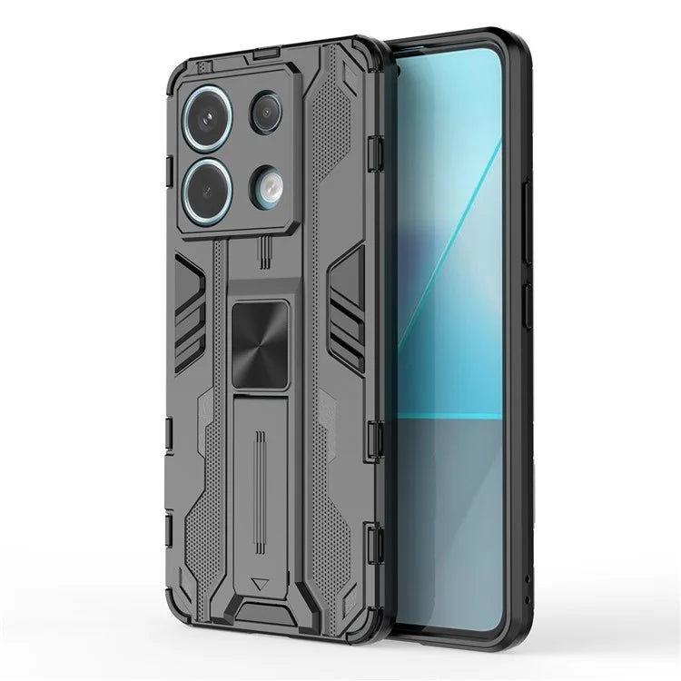 For Xiaomi Redmi Note 13 Pro 5G / Poco X6 5G Kickstand Case Anti-drop Phone Cover